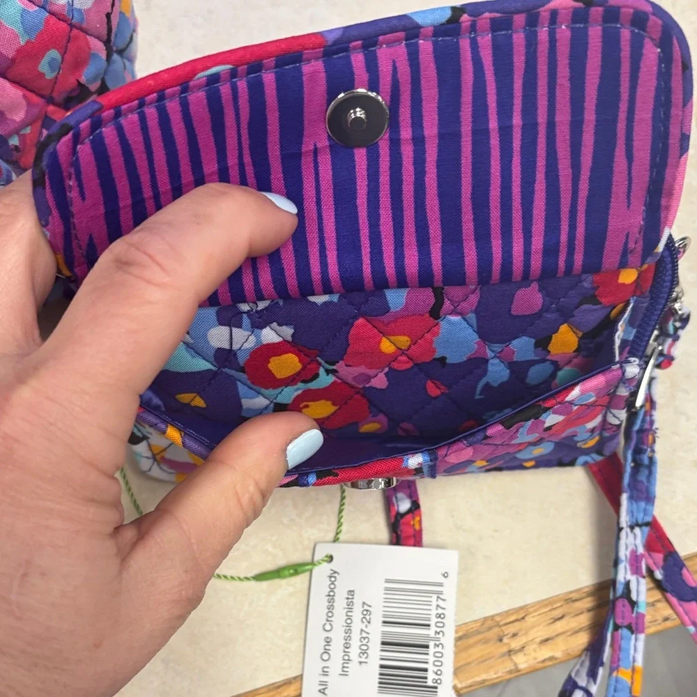 Vera Bradley Colorful Patchwork Tote & wallet - Picture 7 of 12